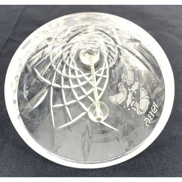 Waterford Crystal 12 Days of Christmas Bell Three French Hens Bell 1986 4.5" T - Picture 6 of 7